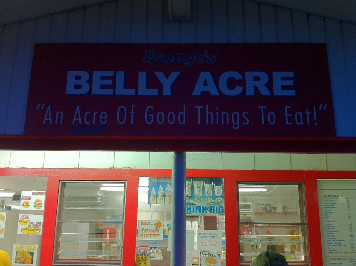 Menu at Belly Acre pizzeria, Mount Victory