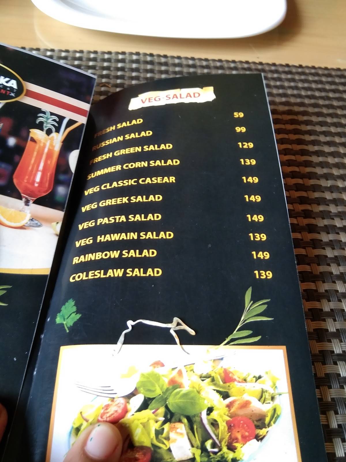 Menu at ASHOKA THE GREAT RESTAURANT, Dharwad