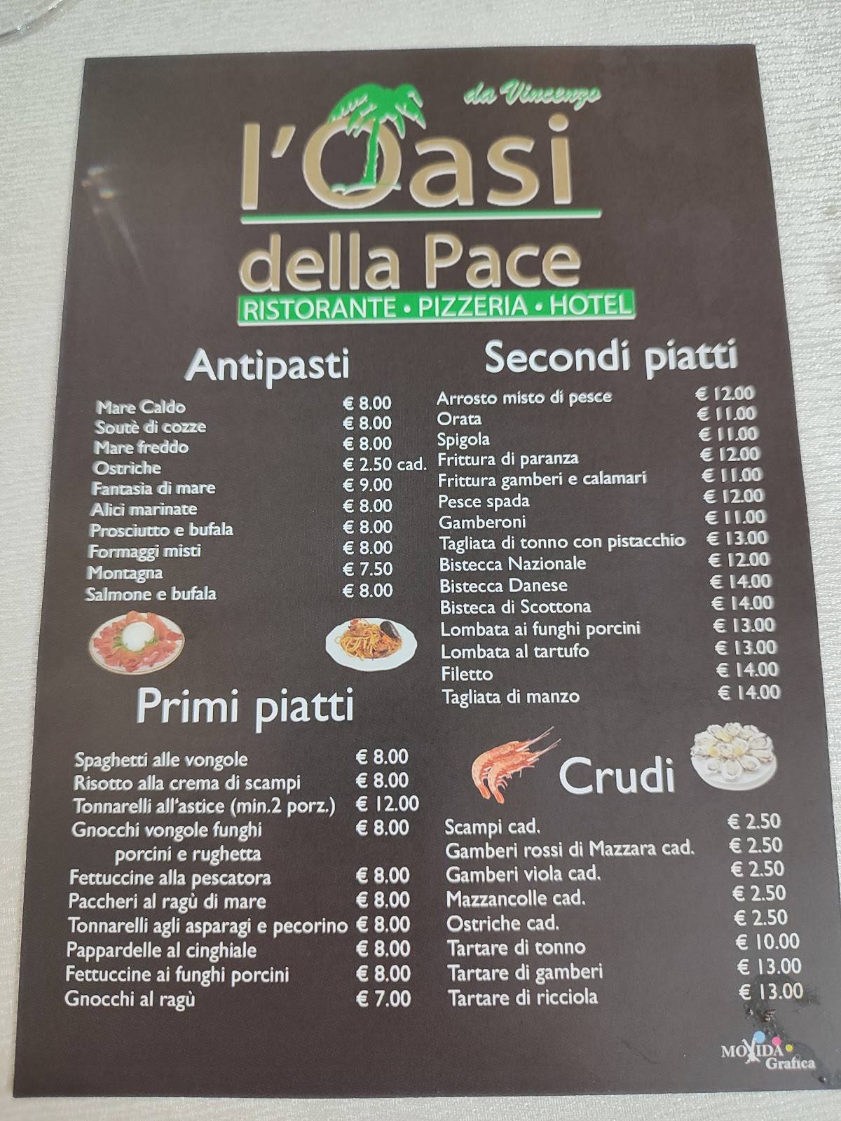 ristorante da vincenzo l'oasi della pace