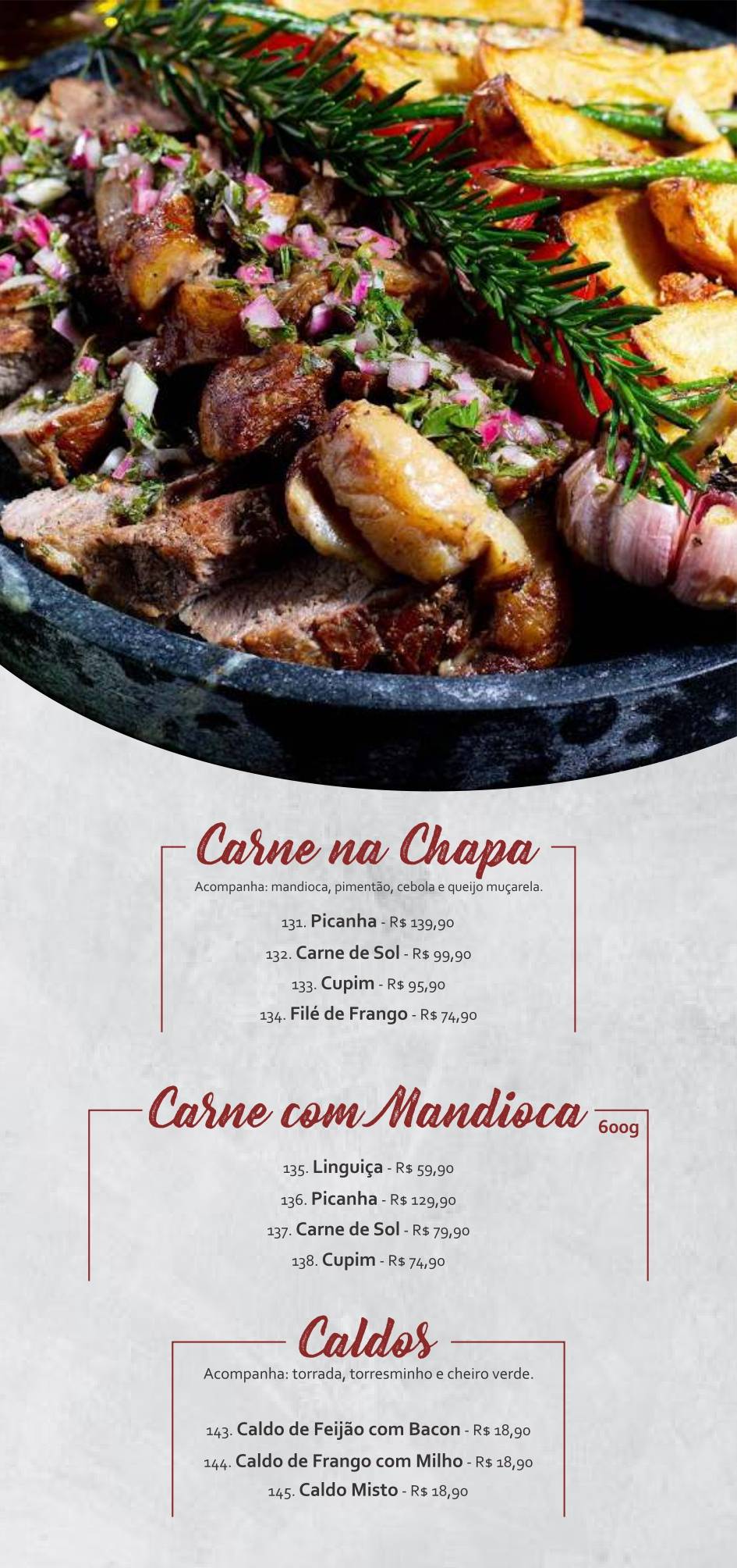 Menu em Território Grill Bar e Restaurante, Goiânia