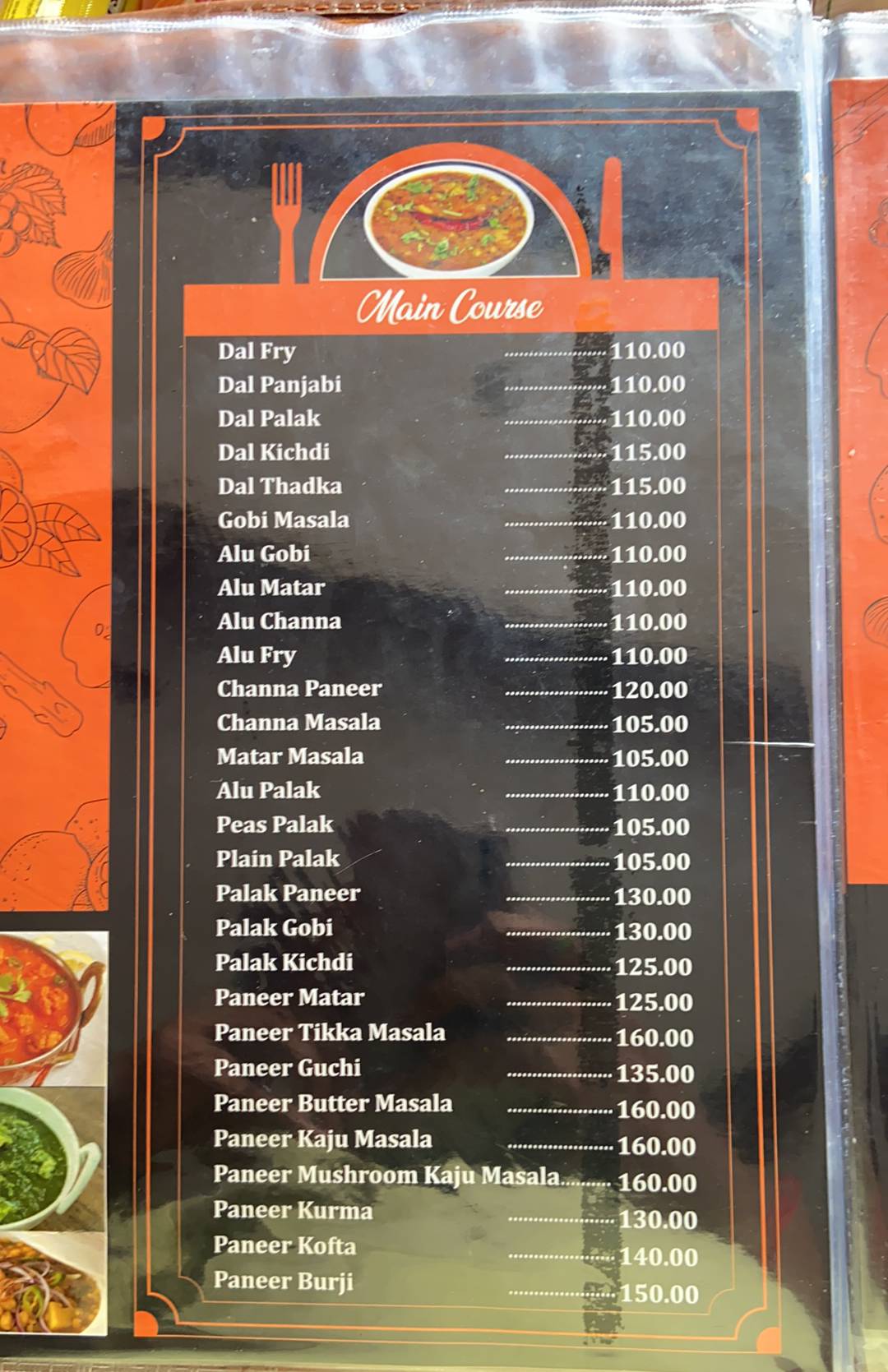 Menu at Hotel Disha Food Corner, Uijre