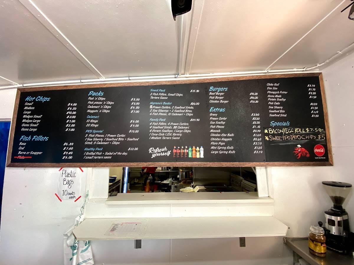Menu at PKG Seafood Wholesale Tweed Heads West restaurant, Tweed Heads West