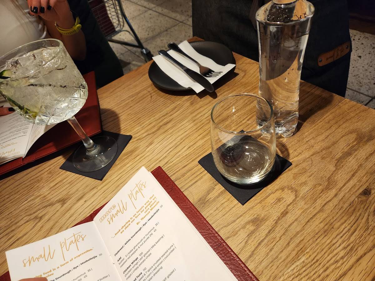 Menu at Wood & Fire restaurant, Pretoria, Veale St