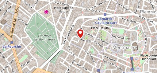 Le 69 rue Lepic en el mapa