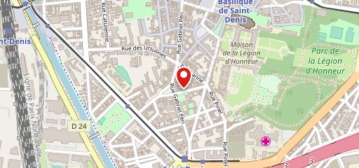 786 restaurant brasserie Saint Denis sur la carte