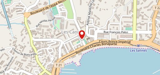 A Casa Pizza Ajaccio sur la carte