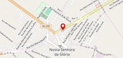 Taz Lanches no mapa