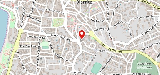 Restaurant À La Bonne Franquette Biarritz sur la carte