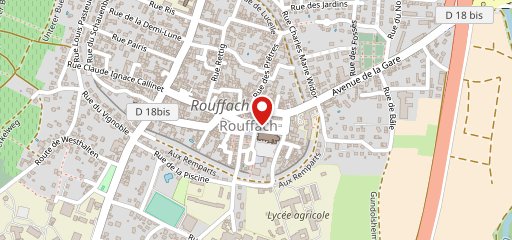 Café A L'Ours Noir Rouffach sur la carte