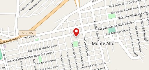 A Senhora Pizza Monte Alto no mapa