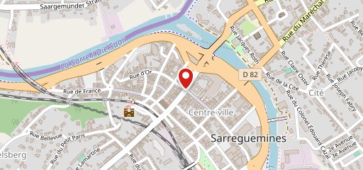 Au Café des Délices sur la carte