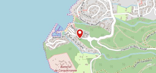 Abri Côtier sur la carte