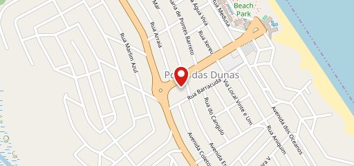 Restaurante Absoluto Praia Massas Pizzaria Aquiraz Eusébio Porto das Dunas no mapa