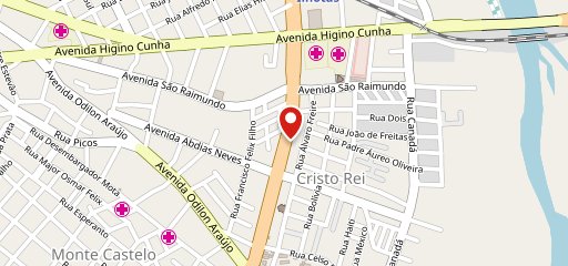 Açaí no Grau Cristo Rei no mapa