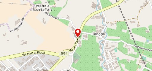 Borgo Saccardi sur la carte