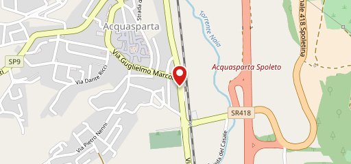 Acquasparta sulla mappa