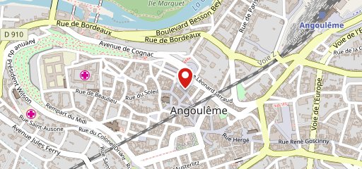 L'Agape Angoulême sur la carte