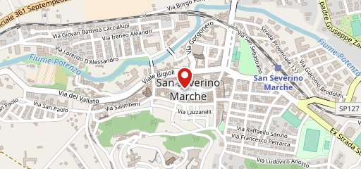 Ago's Pizza San Severino Marche sur la carte