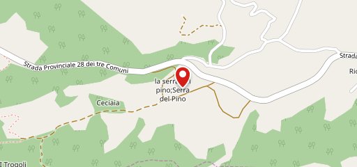 La Serra del Pino - Agricampeggio sur la carte