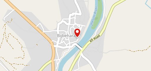 Ahanger mohalla bijbahara on map