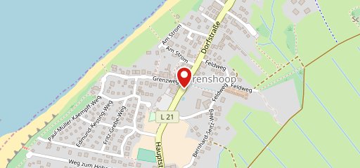 Ahrenshooper Fischhus sur la carte