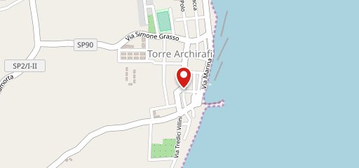 Ai Confini del mare Da Giacomo e Tiziana sur la carte