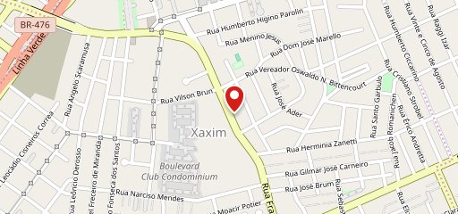 Aji Sushi Xaxim no mapa