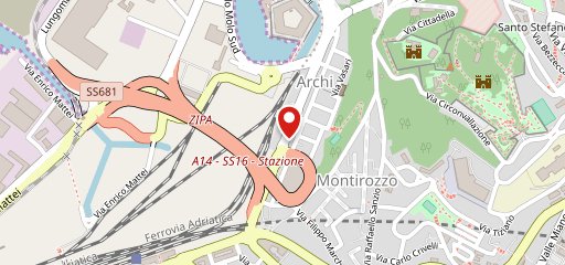 Ajo ojo peperoncino Ancona sulla mappa