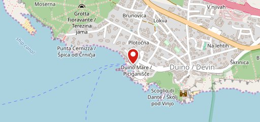 Ristorante al Cavalluccio Duino sulla mappa