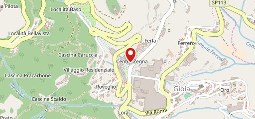 Caffe' al centro sulla mappa