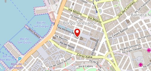 Al Curto aperitivi bar trieste sulla mappa