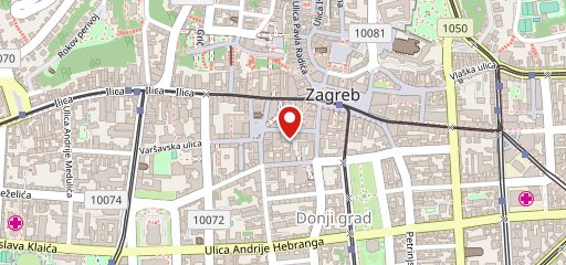 Al Dente Zagreb sulla mappa