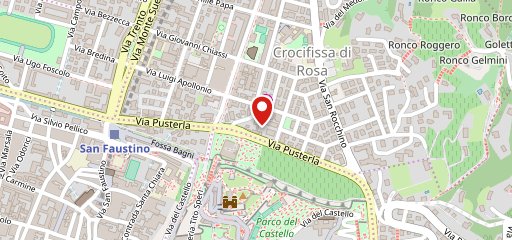 Ristorante Pizzeria al Serbatoio sur la carte