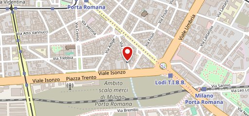 VPiano attico gourmet sulla mappa