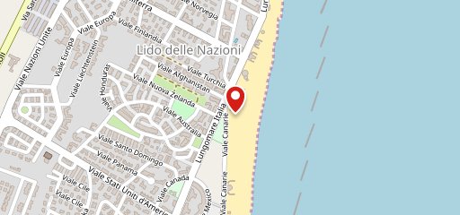 Bagno Albatros 30 - Lido delle Nazioni sulla mappa