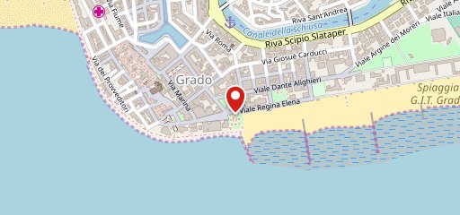 Albergo Alla Spiaggia sur la carte