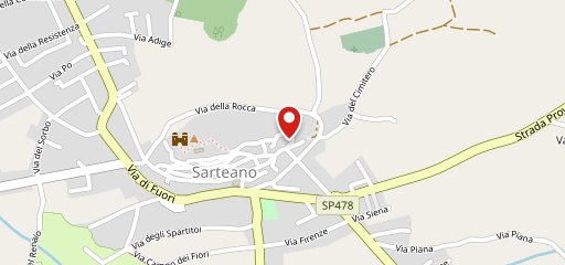 Albergo Santa Chiara sur la carte