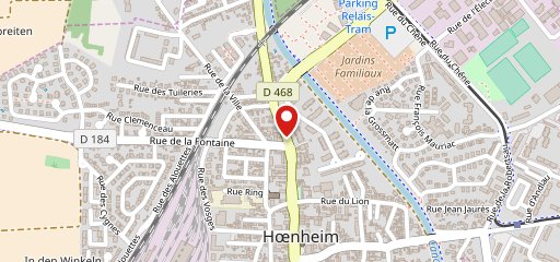 Aldo Pizza Hoenheim sur la carte