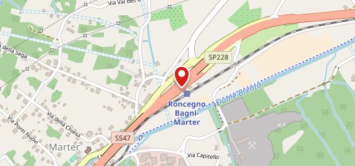 Albergo Alla stazione bar ristorante pizzeria sulla mappa