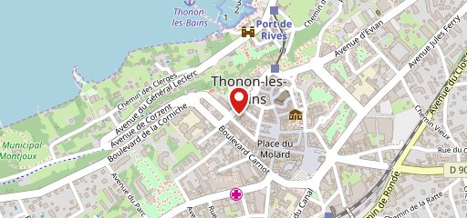 ALLO PIZZA THONON en el mapa