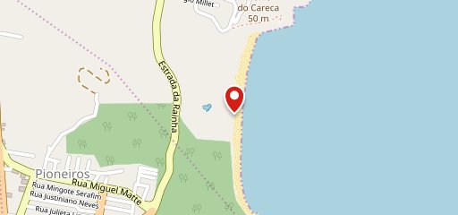 Amaité Praia no mapa