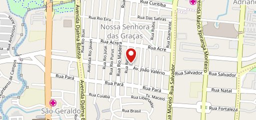 Amazon Sushi Vieralves no mapa