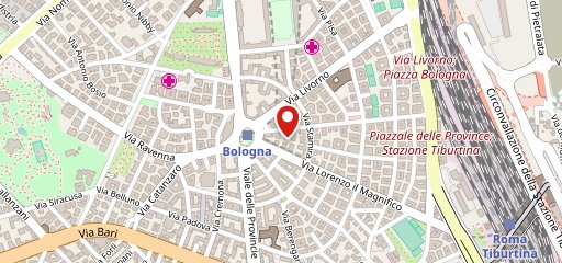 Amazonia Piazza Bologna sulla mappa