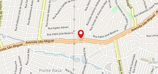 Pizzaria América no mapa