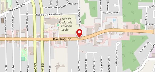 Restaurant Amir King Est sur la carte