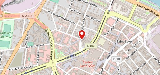 Le Bistro de l'Amiral sur la carte