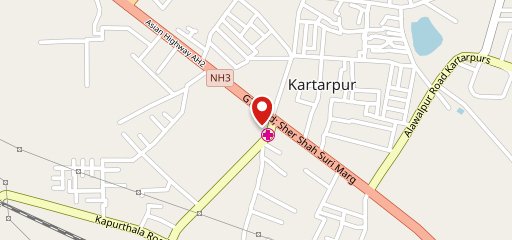 Amritsari dhaba on map