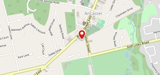 Ancaster Pizza sur la carte