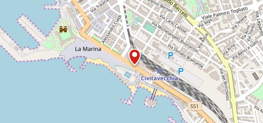 The Anchor Inn Irish Pub Civitavecchia sulla mappa