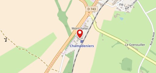 Restaurant de la Gare de Montplaisir sur la carte